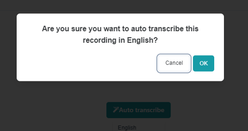 Pop up message - are you sure