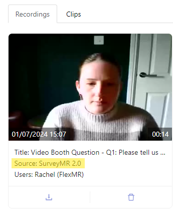 Video both type Qs