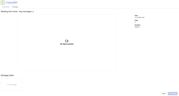 Adding clips into montage - pic 2