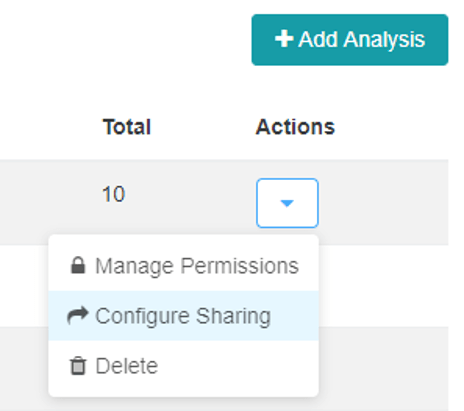 NumbersMR Sharing Options