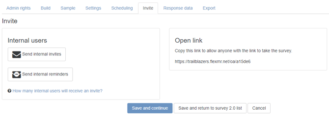 Surveymr2.0invitetab