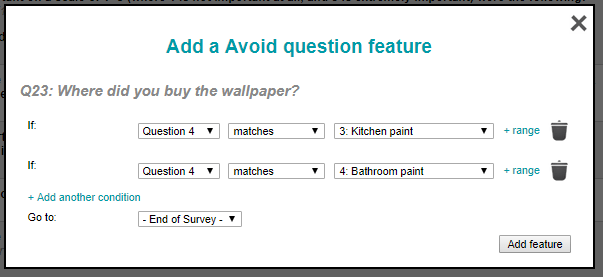 Avoid Question If 2