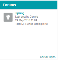 Forum Widget