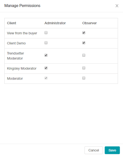 Manage Permissions