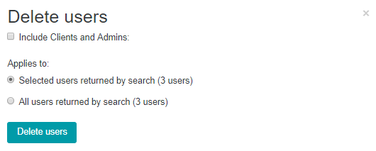 Delete Users