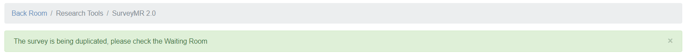 surveymr2.0successfulduplication